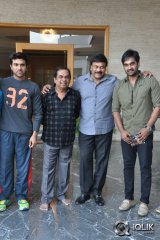 Chiranjeevi and Ram Charan Launches Basanti Song Teaser